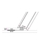 Multi Flex overgangsprofil 7-12 mm. 