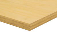 20 mm bambusplade - Plain pressed, Natural
