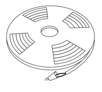 LED Lys, hvid - 10 meter 