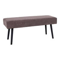 Skiby Bænk i gråt fløjl 