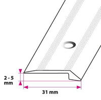 2-5 mm overgang m/næb Mat Alu
