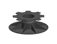 Klods Hans 50-80 mm. opklodsning på jord/flise/beton