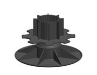 Klods Hans 110-140 mm. opklodsning på jord/flise/beton