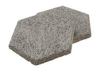 Fibrotech Hexagon træbeton - Grå