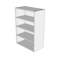 Multi-Living høje overskabe - Overskab med 3 hylder