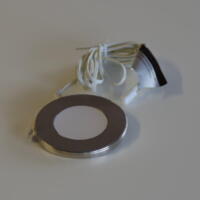 LED diospot rustfri Ø75/55 3W